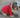 Adorable Shih Tzu dog in a red sweater, sitting outdoors.