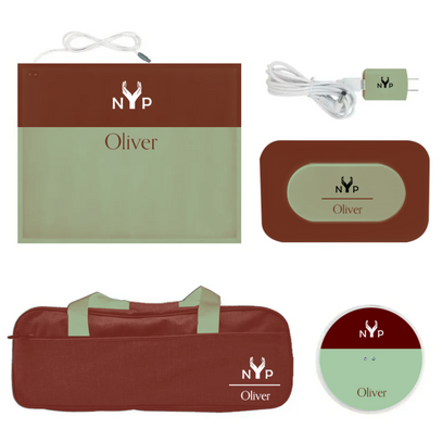NYP Oliver PEMF Device: Complete set including device, mat, carrying case, and power adapter.  Therapeutic PEMF therapy.
